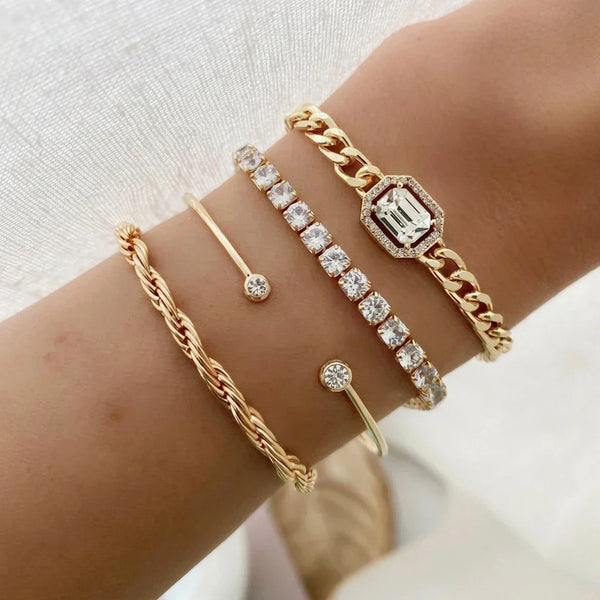 Domitia Calvina Gold Bracelet Set — image 1