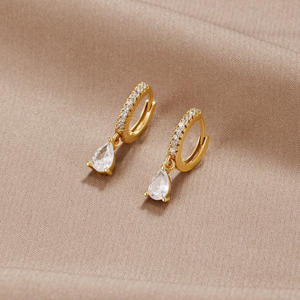 Premium Crystal Gold Earrings — image 1