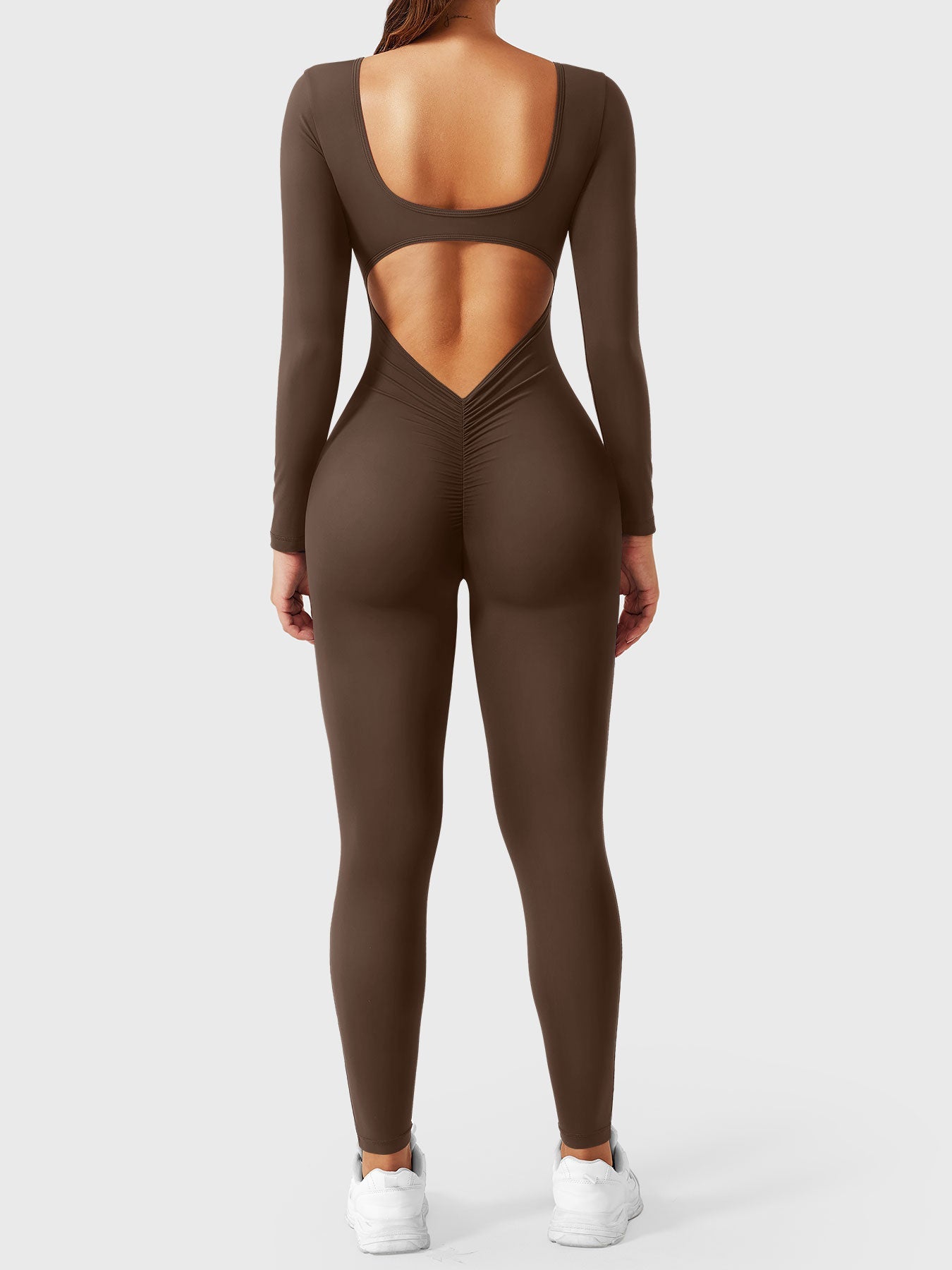 Yeoreo Lizvette V-Back Long Sleeves Jumpsuit