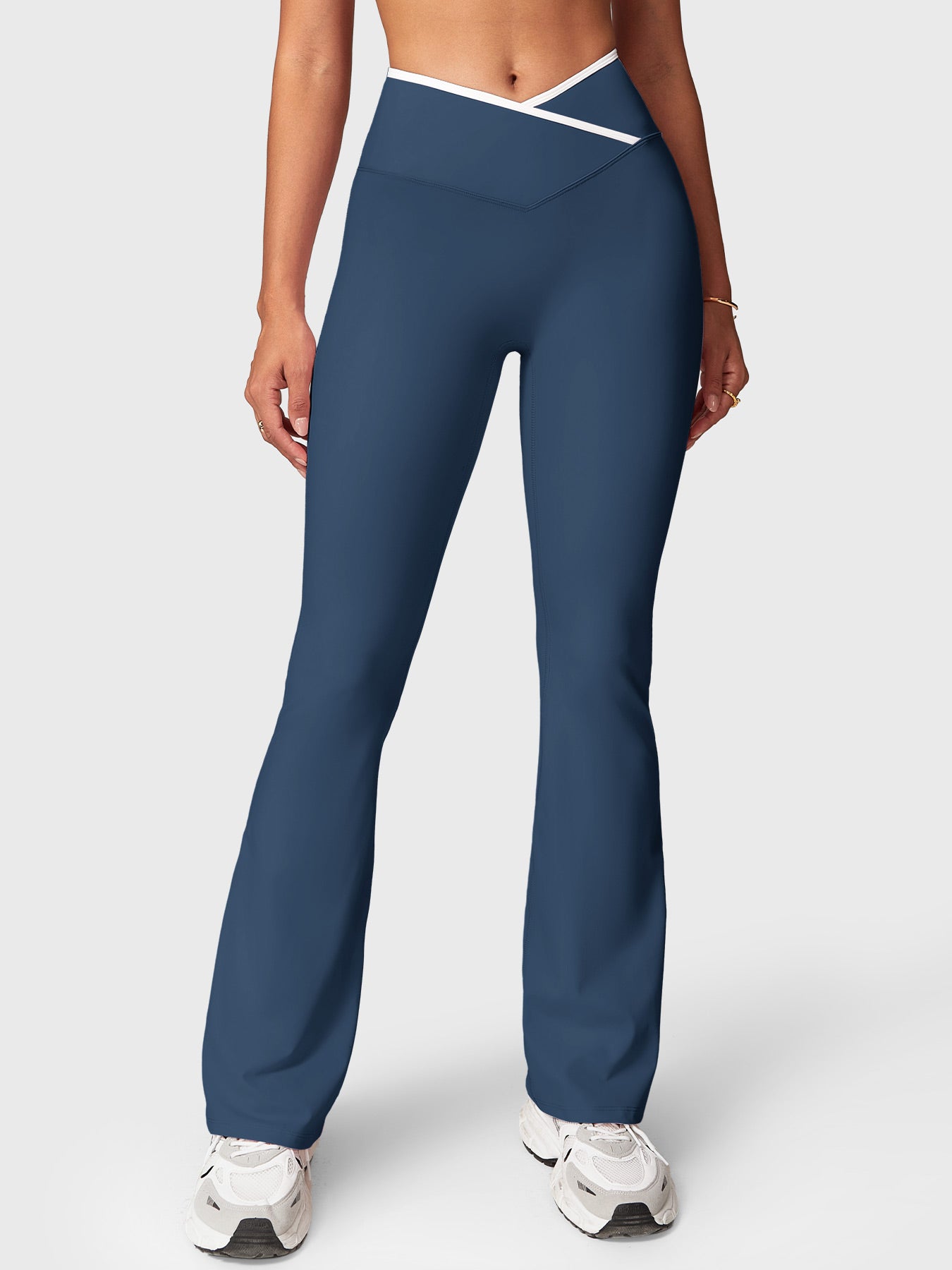 Legging évasé Yeoreo Alberta avec bordure contrastante
