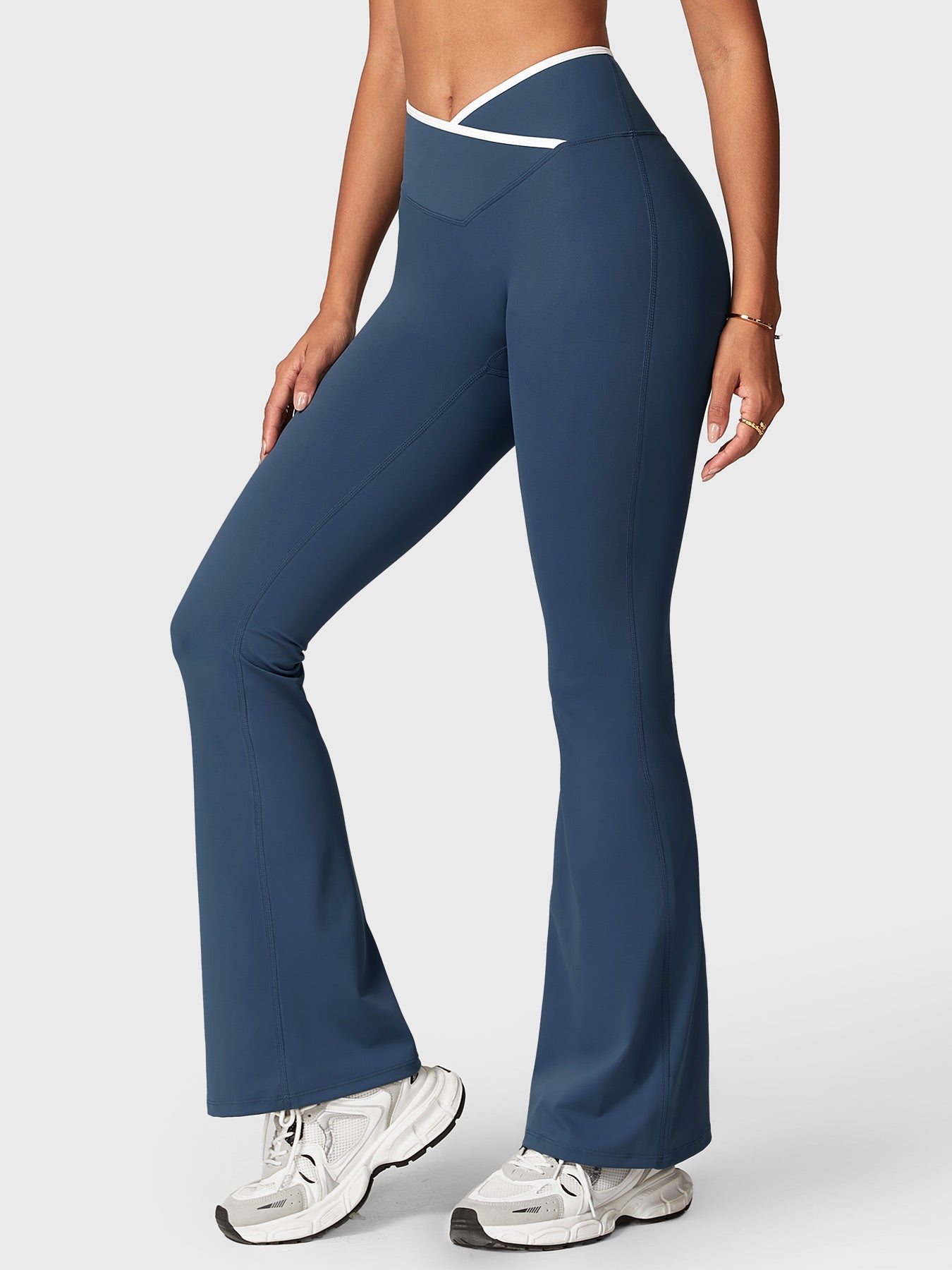 Legging évasé Yeoreo Alberta avec bordure contrastante