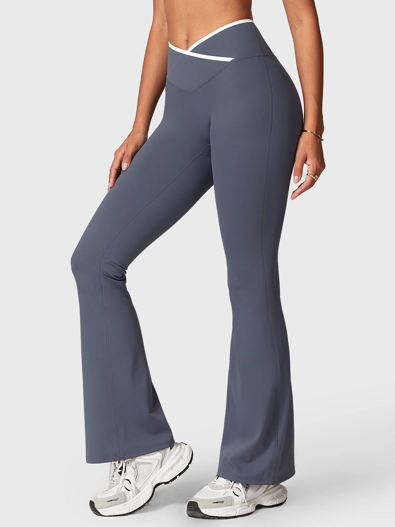 Legging évasé Yeoreo Alberta avec bordure contrastante