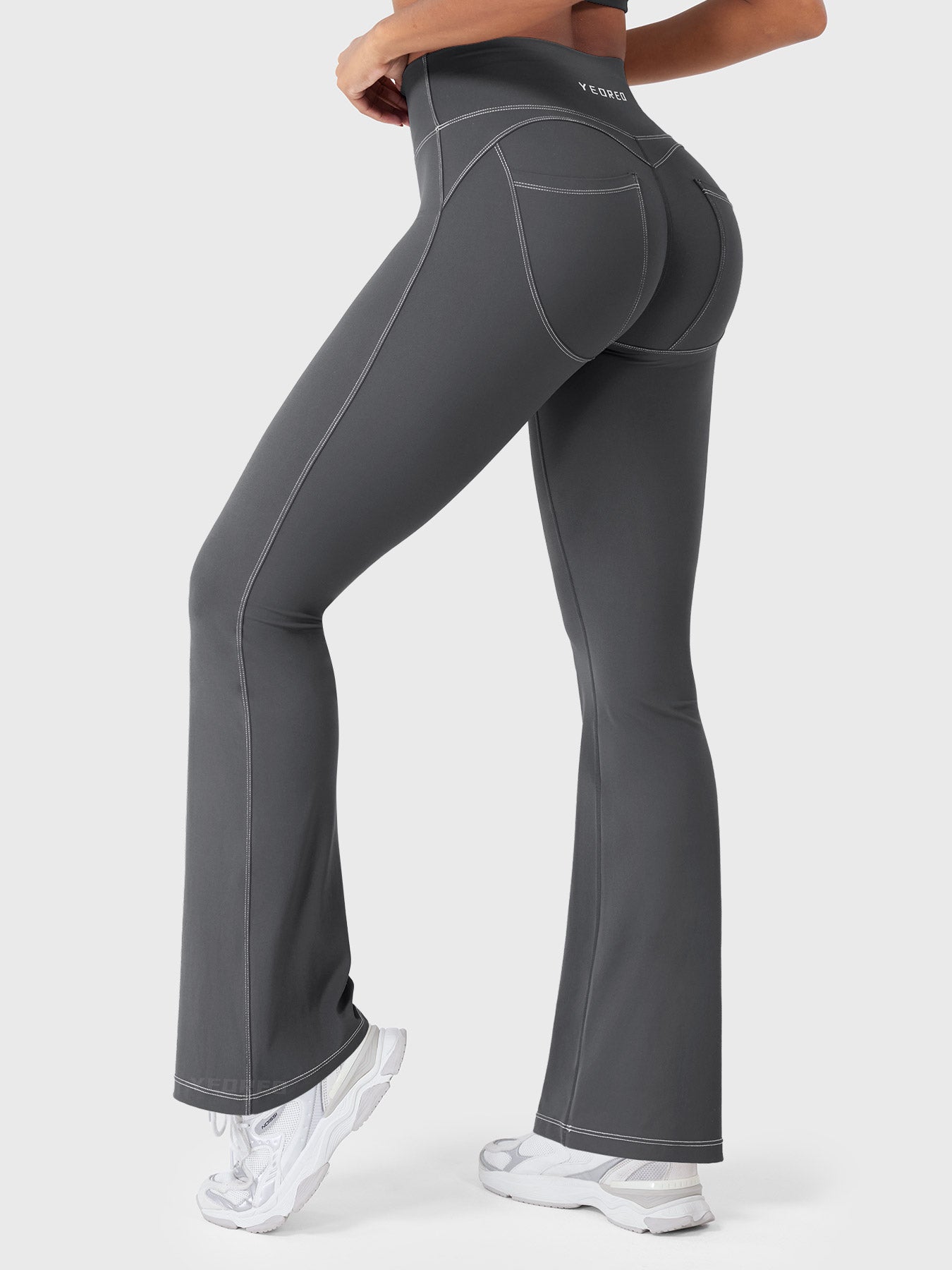 Yeoreo Astridy CoreFlex™ Legging évasé Faux Denim