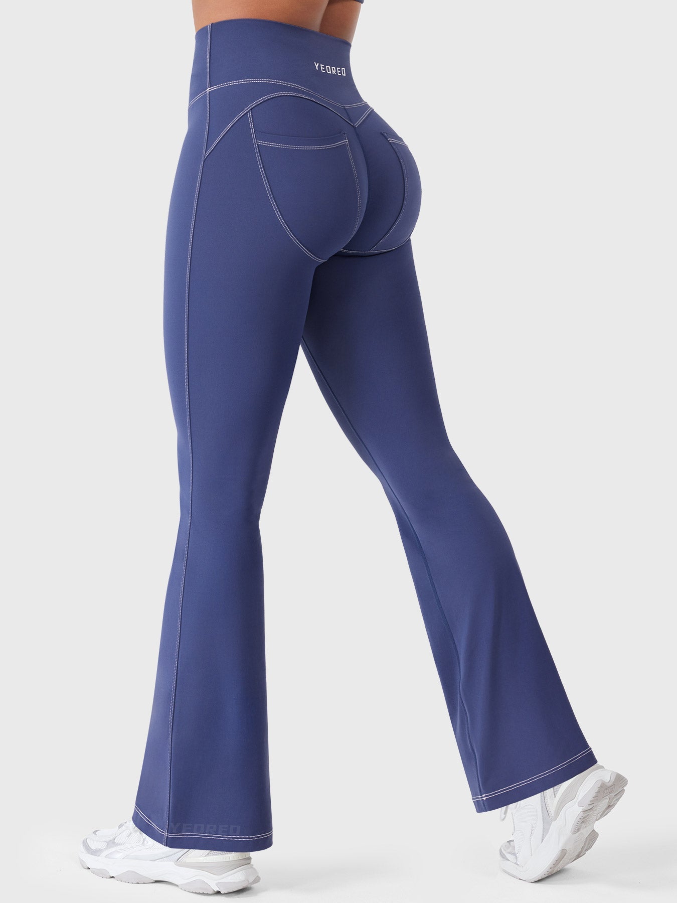 Yeoreo Astridy CoreFlex™ Faux Denim Flared Leggings