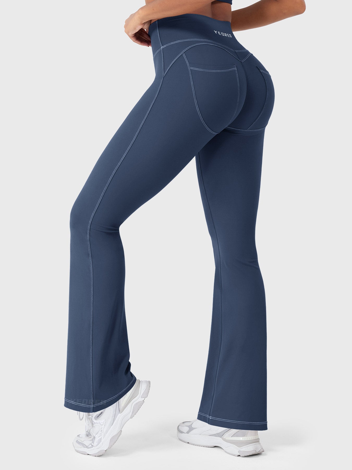 Yeoreo Astridy CoreFlex™ Legging évasé Faux Denim
