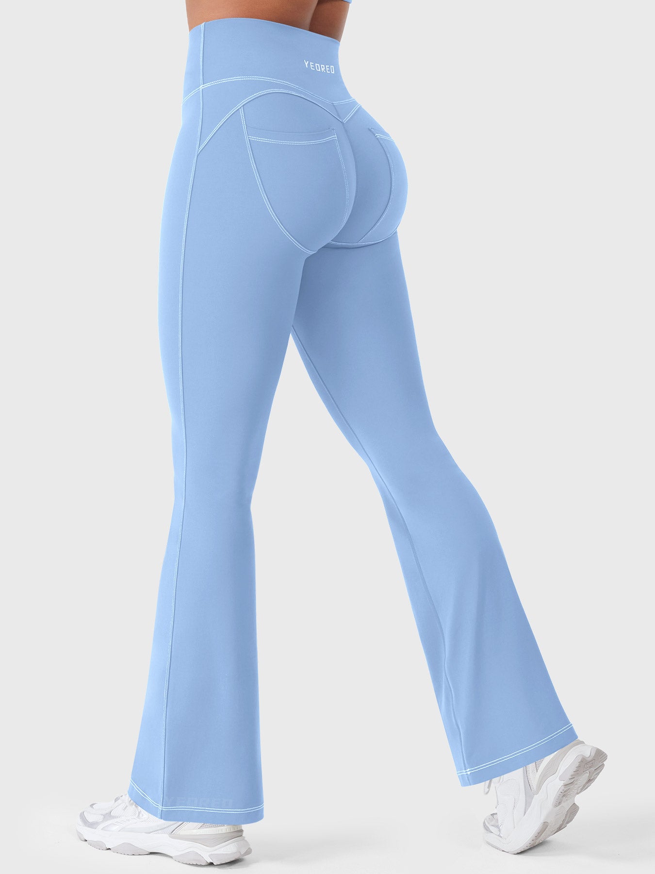 Yeoreo Astridy CoreFlex™ Legging évasé Faux Denim