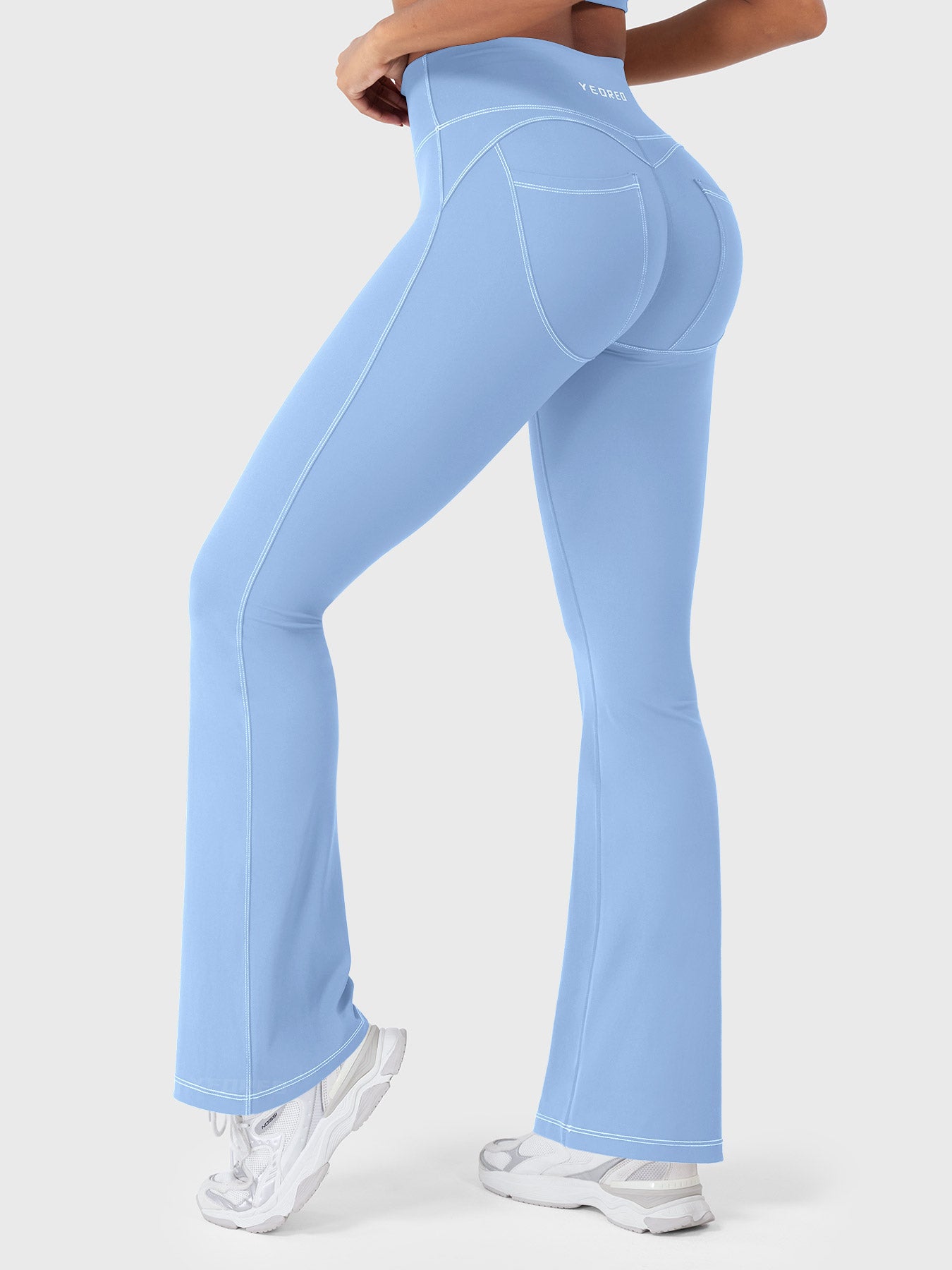 Yeoreo Astridy CoreFlex™ Legging évasé Faux Denim