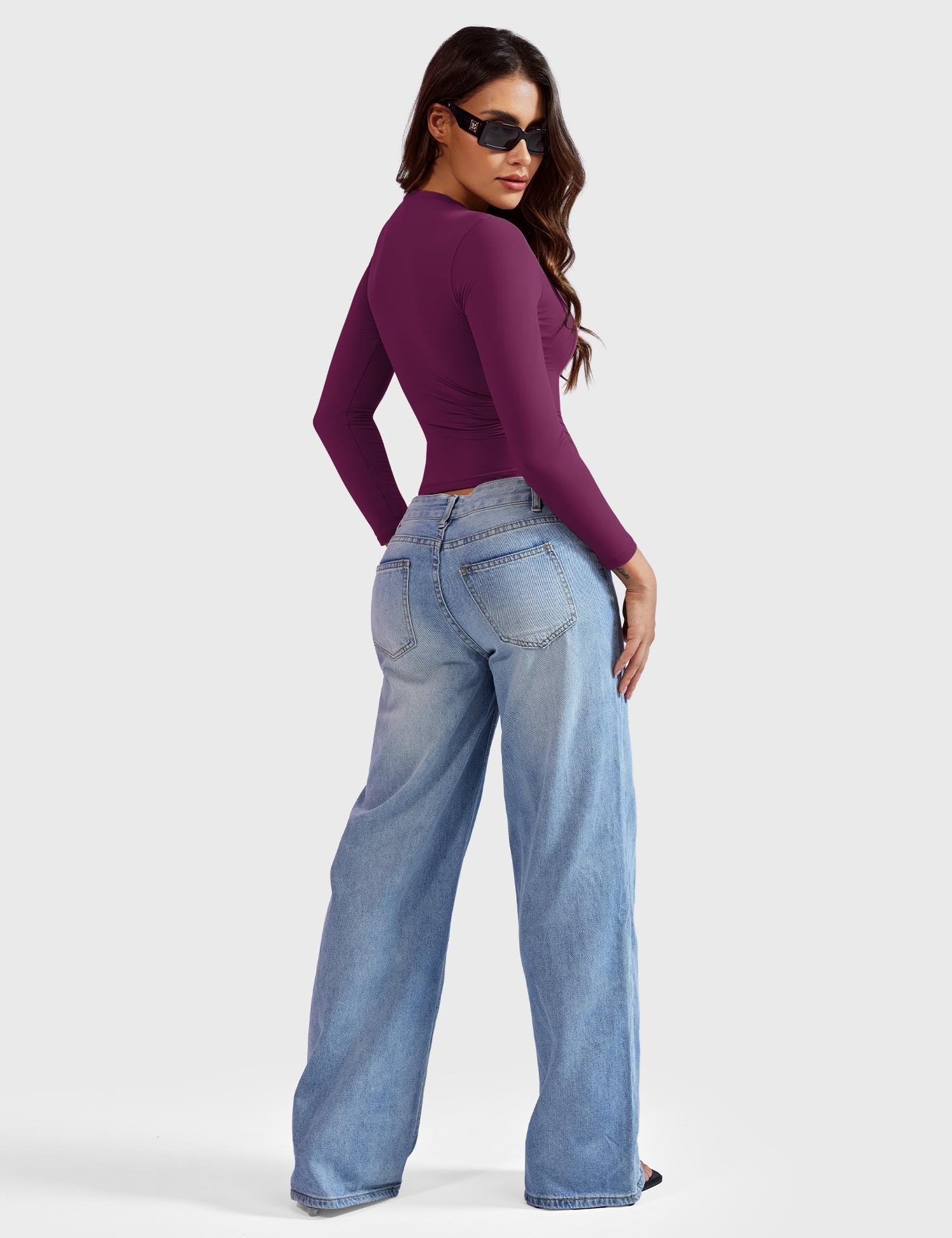 Yeoreo Sweeney Sculpting Long Sleeve Top