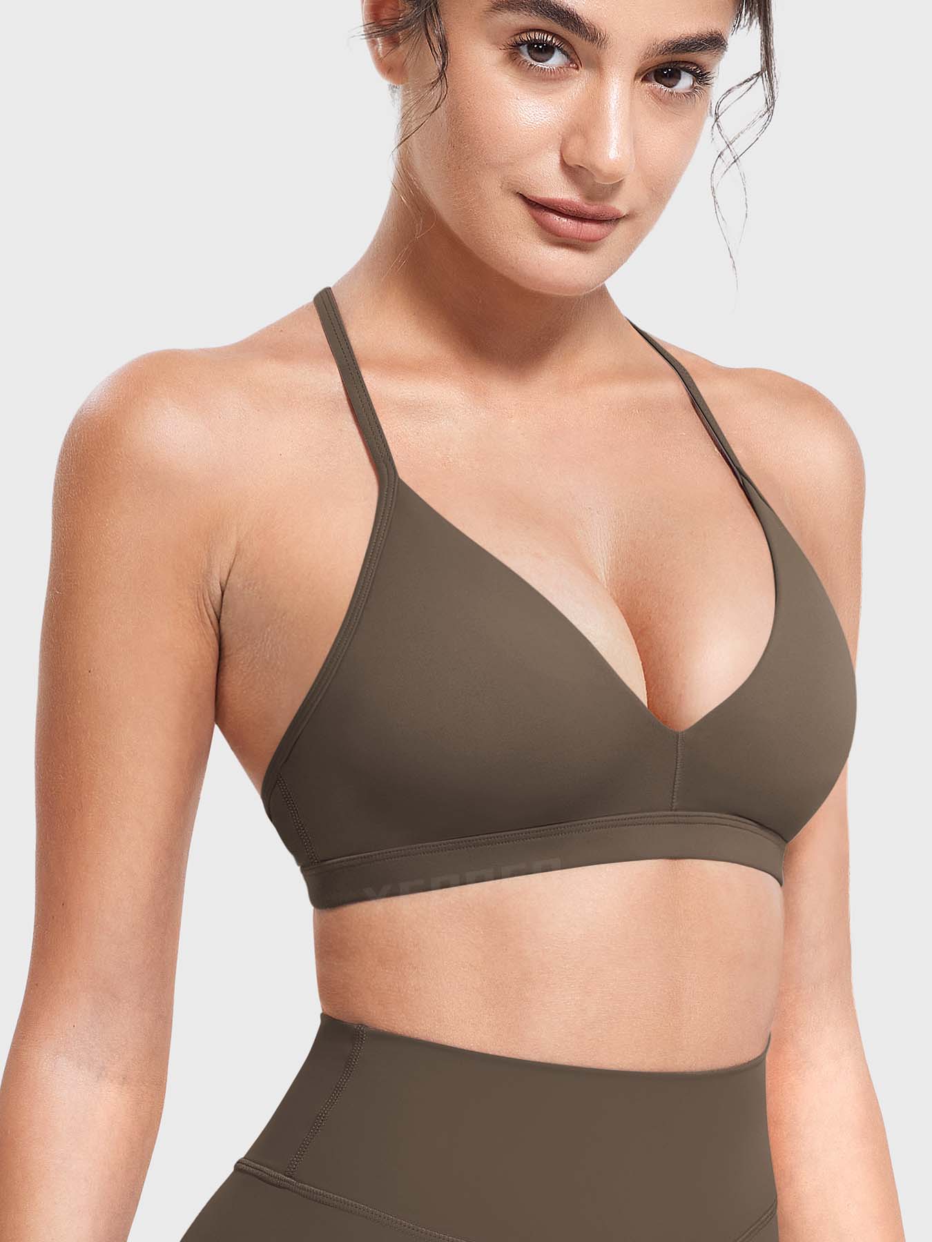 Soutien-gorge de sport Yeoreo Ericie à col en V