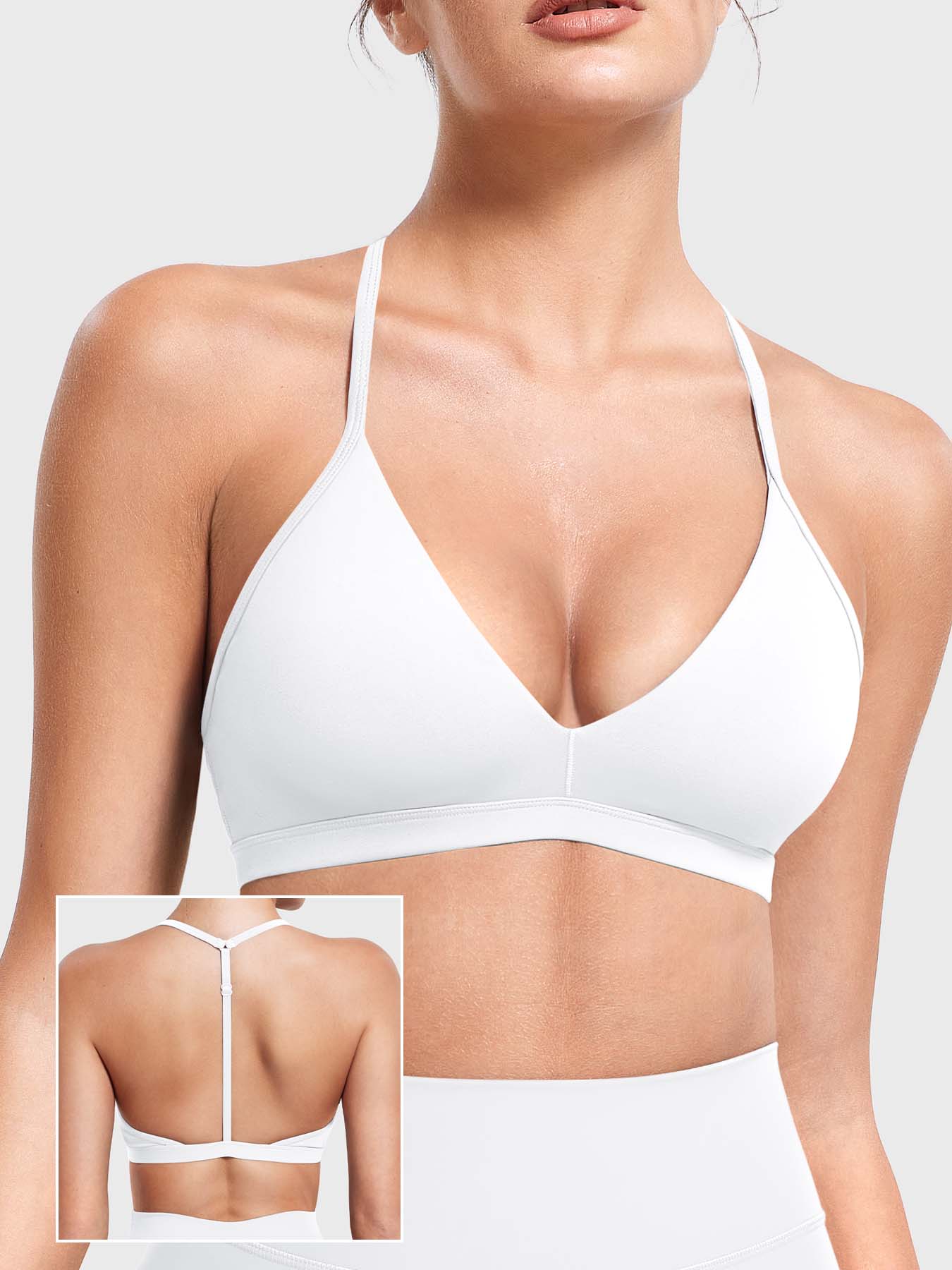 Soutien-gorge de sport Yeoreo Ericie à col en V