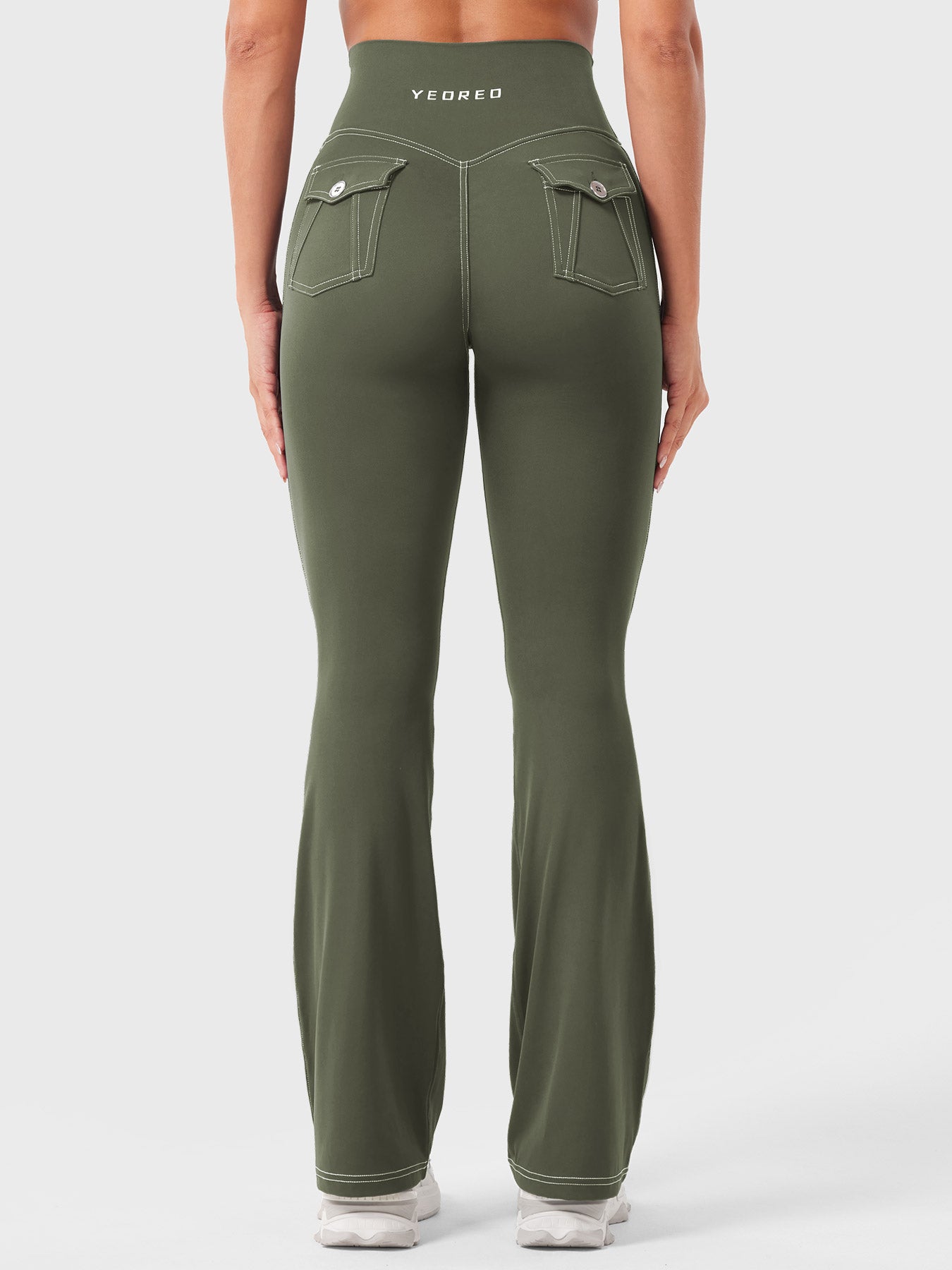 Yeoreo Bernicy CoreFlex™ Faux Denim Flared Leggings