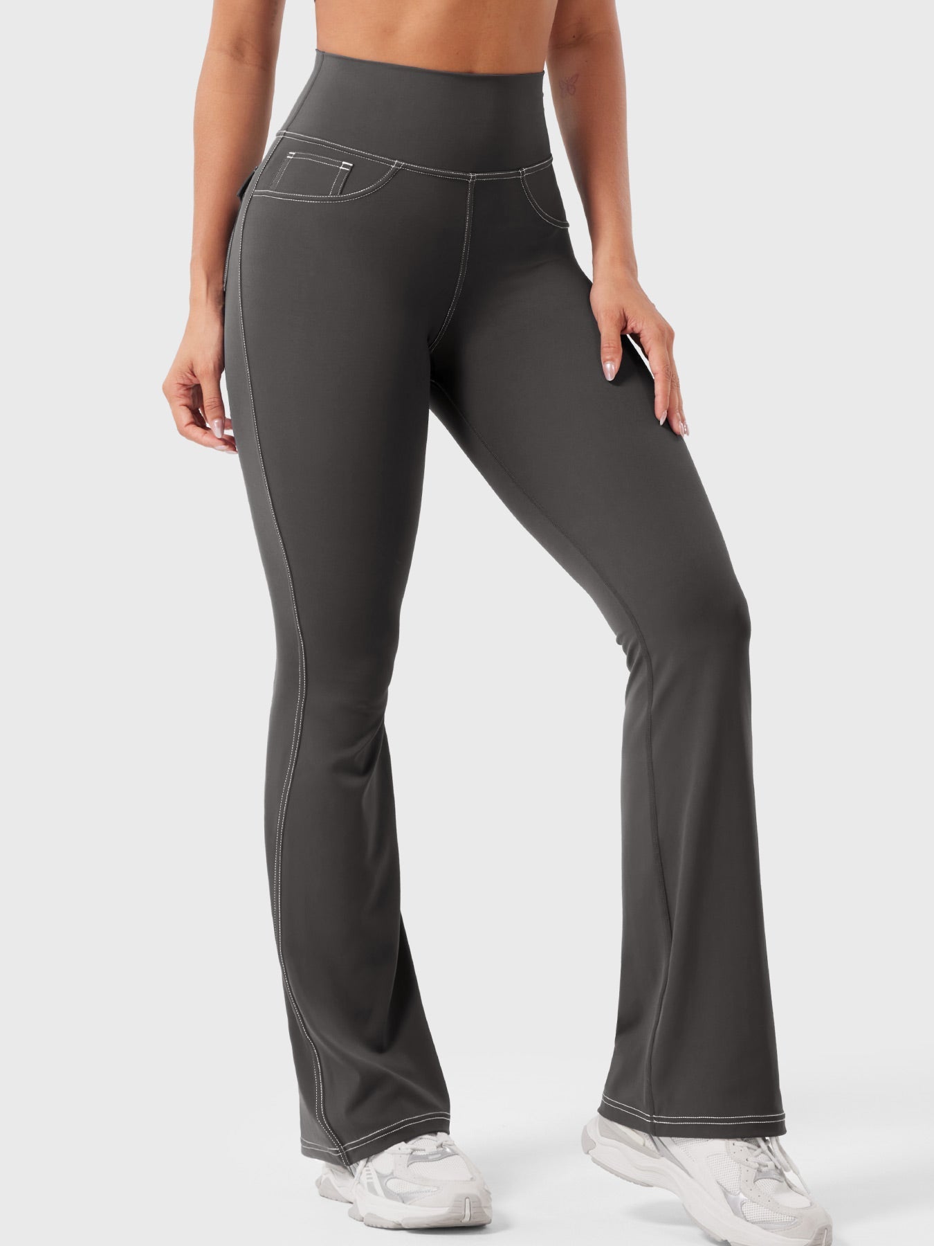 Yeoreo Bernicy CoreFlex™ Faux Denim Flared Leggings