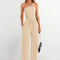 Osonn 2 Piece Sets Casual Ribbed Knit Crop Tube Top Wide Leg Pants Lounge Set