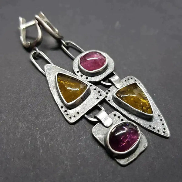 Vintage Triangle Earrings — image 1