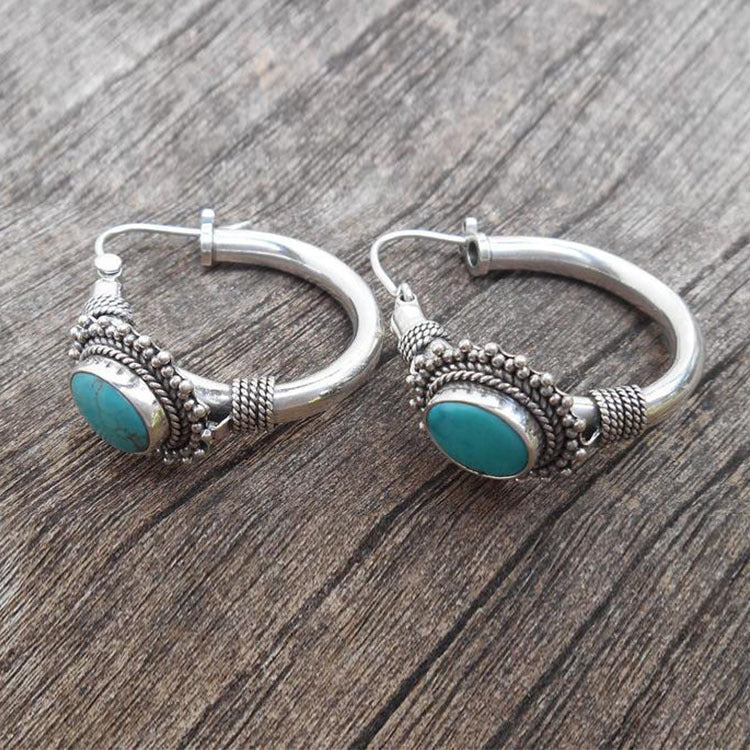 Vintage Turquoise Earrings — image 1