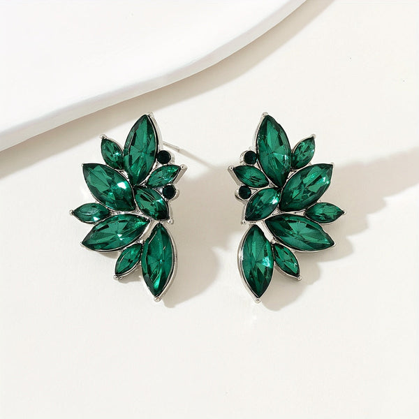 Exquisite Rhinestone Stud Earrings — image 1