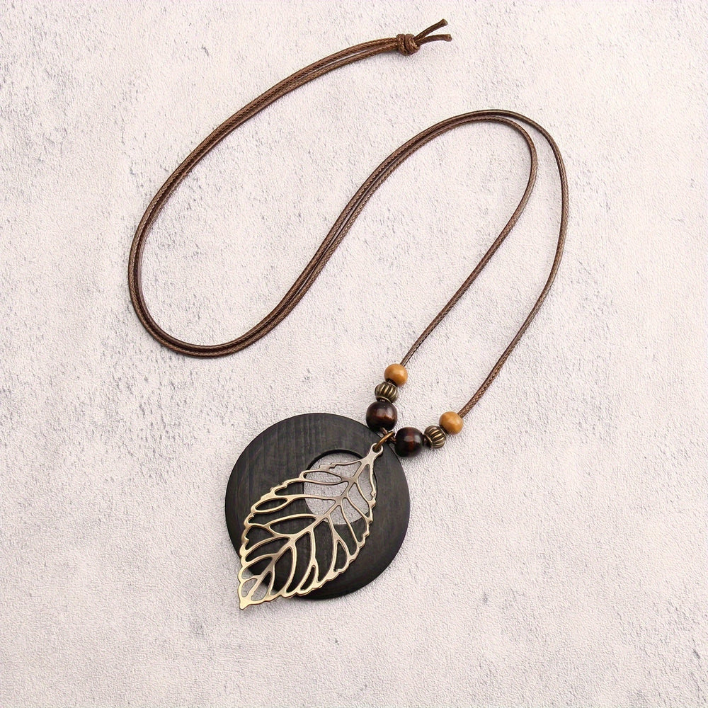 Signature Boho Leaf Necklace — image 2