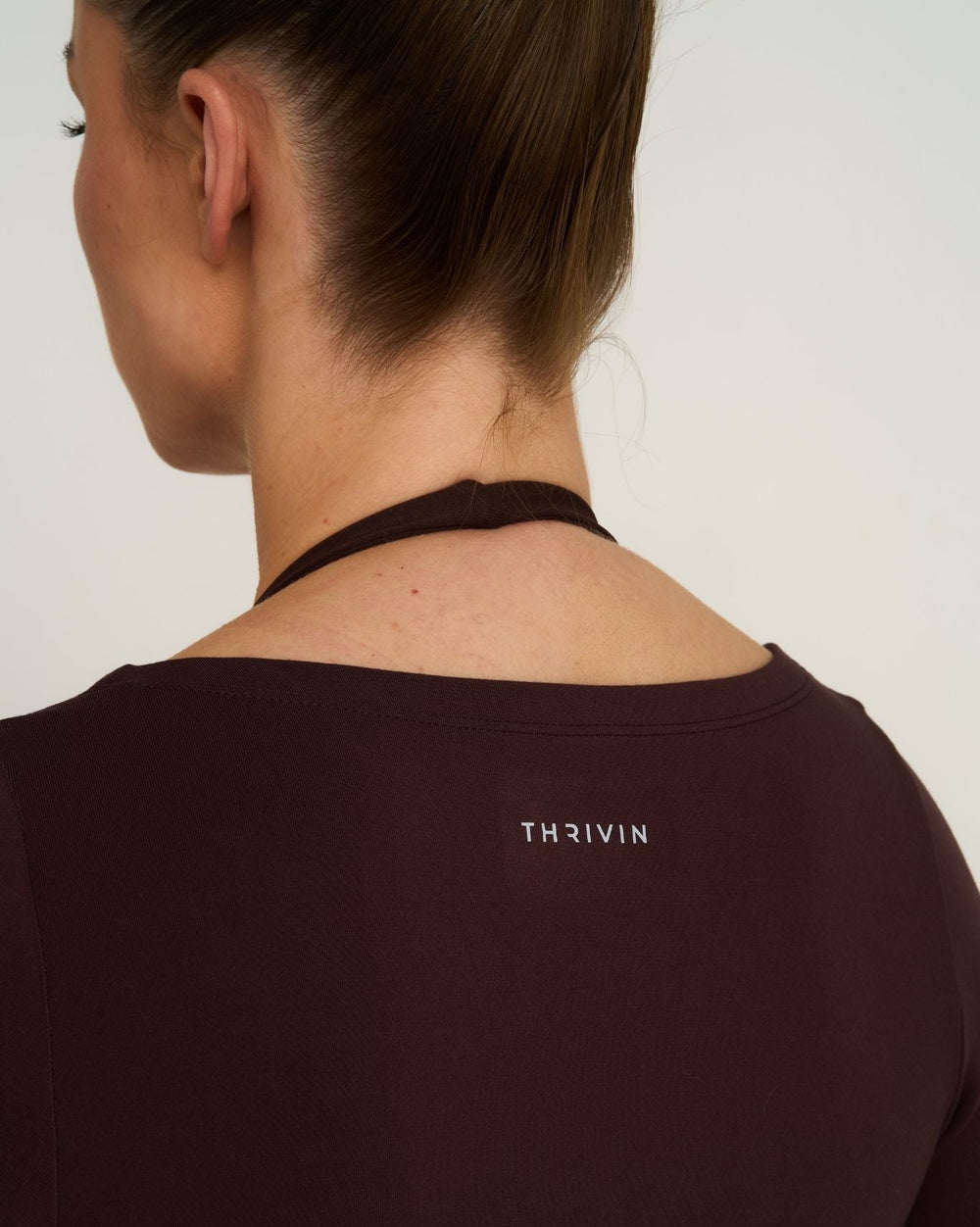 The Essential Collection Wrap Top | Coffee