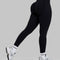 Outline V-Waist Leggings | Night Black