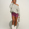 The Essential Collection Off The Shoulder Wool Blend Sweater | Grey Melange