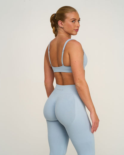 Elevate™ Sculpting Seamless Scoop Neck Bra | Blue Haze