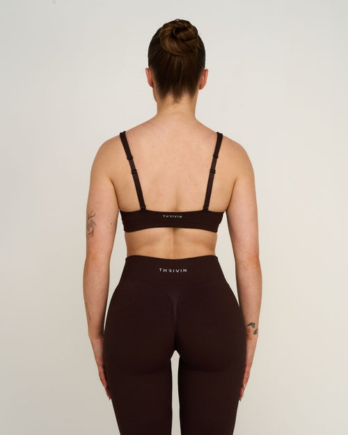 Elevate™ Sculpting Medium Impact Multiway Bra | Coffee