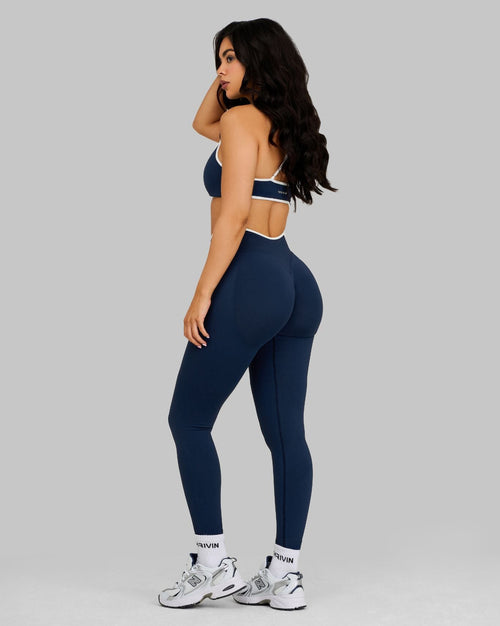 Outline V-Waist Leggings | Midnight Navy