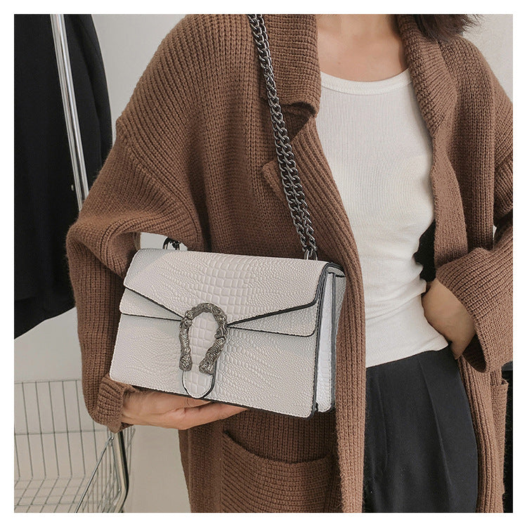 Bootara Women's Chain Flap Bag - Trendy PU Leather Shoulder & Crossbody Purse