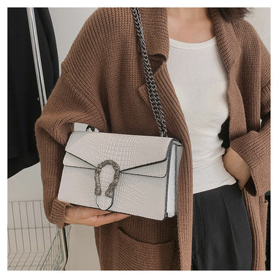 Bootara Women's Chain Flap Bag - Trendy PU Leather Shoulder & Crossbody Purse