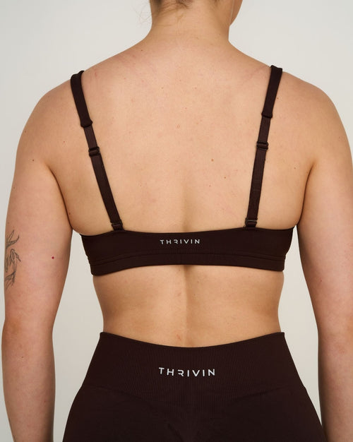 Elevate™ Sculpting Medium Impact Multiway Bra | Coffee