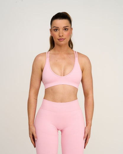 Elevate™ Sculpting Seamless High Apex Bra | Cotton Pink