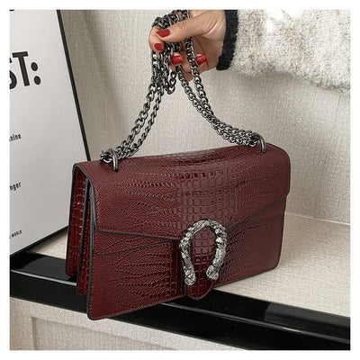 Bootara Women's Chain Flap Bag - Trendy PU Leather Shoulder & Crossbody Purse