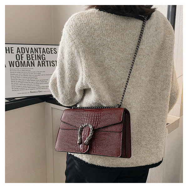 Bootara Women's Chain Flap Bag - Trendy PU Leather Shoulder & Crossbody Purse