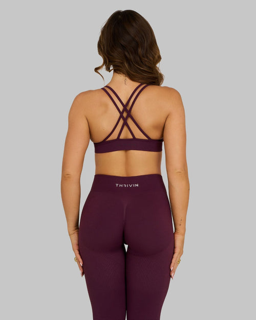 Elevate™ Sculpting Seamless High Apex Bra | Winter Plum