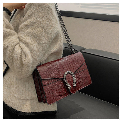 Bootara Women's Chain Flap Bag - Trendy PU Leather Shoulder & Crossbody Purse