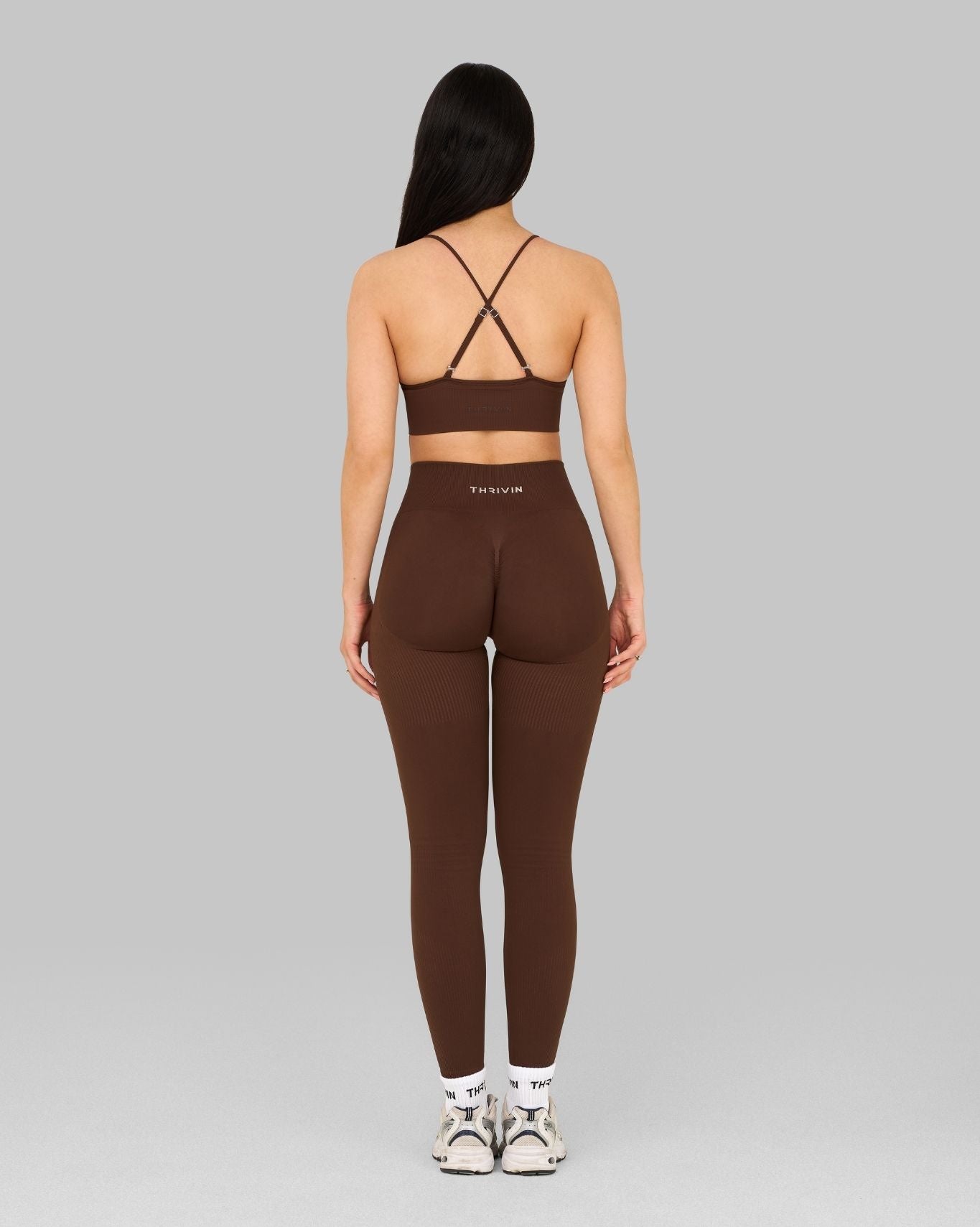 Elevate™ Sculpting High Waist Scrunch Leggings | Bourbon Brown