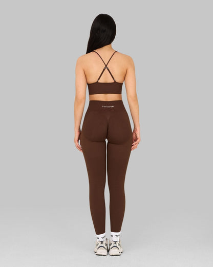 Elevate™ Sculpting High Waist Scrunch Leggings | Bourbon Brown