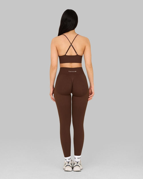 Elevate™ Sculpting High Waist Scrunch Leggings | Bourbon Brown