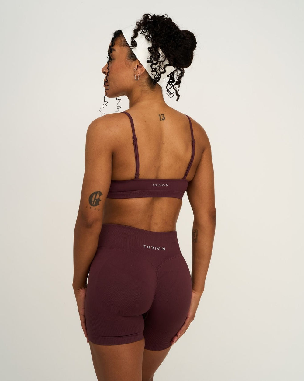 Elevate™ Sculpting Seamless Scoop Neck Bra | Dark Mauve