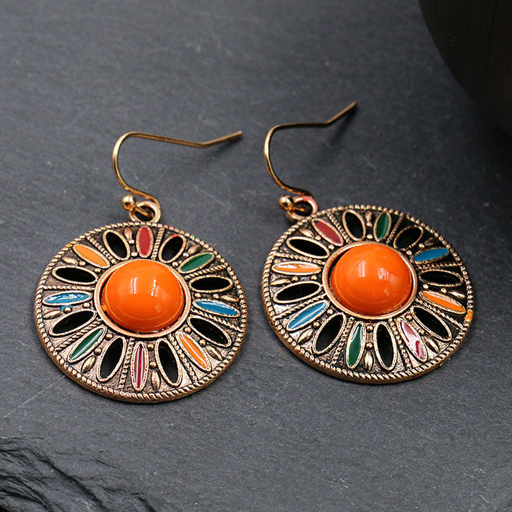 Contemporary Circle Boho Earrings — image 2