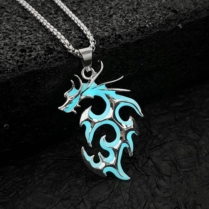 Luminous Flame Dragon Necklace — image 5