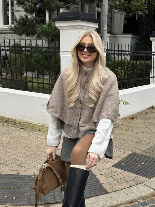 Emery Knit Cape