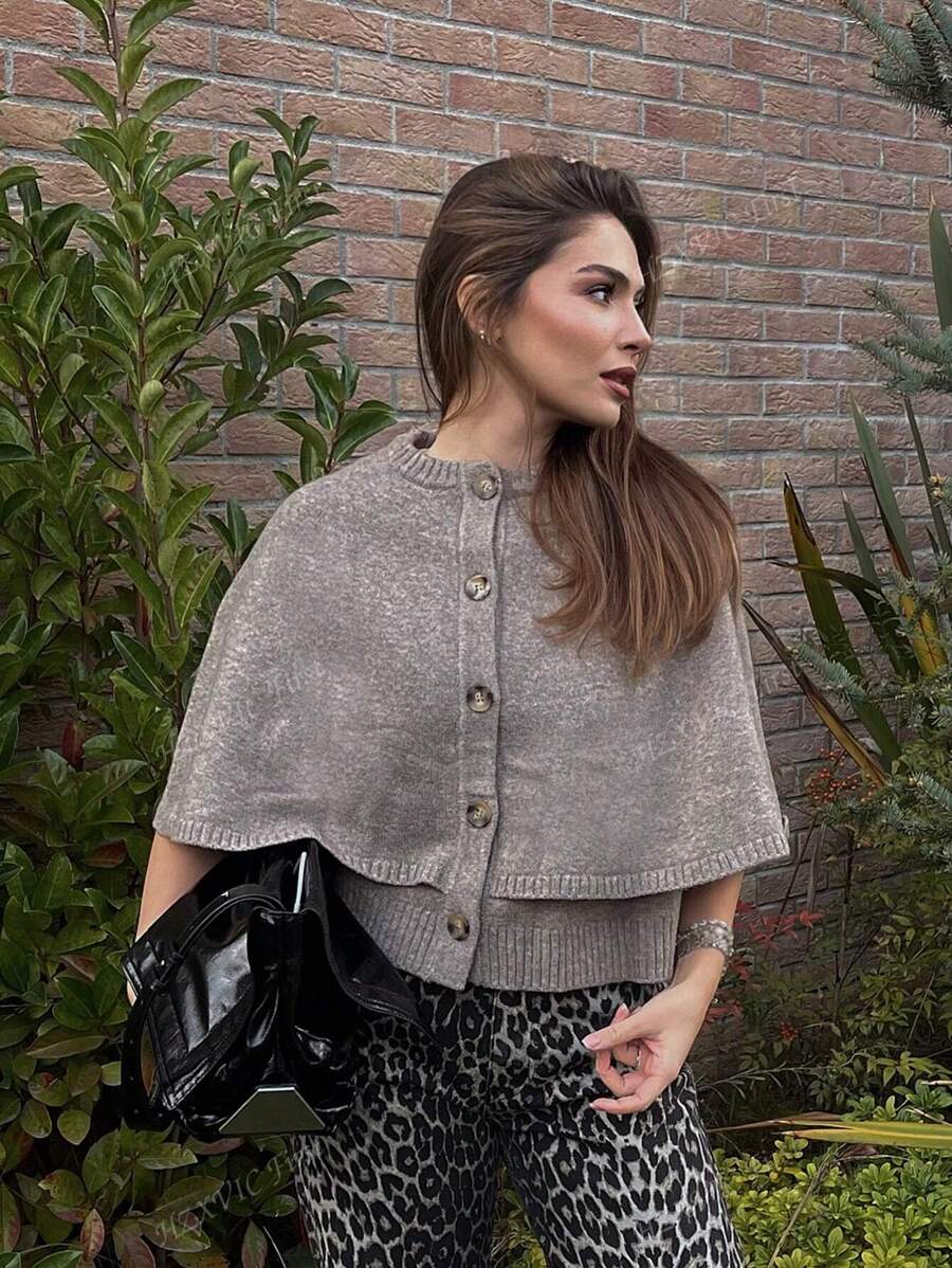 Emery Knit Cape