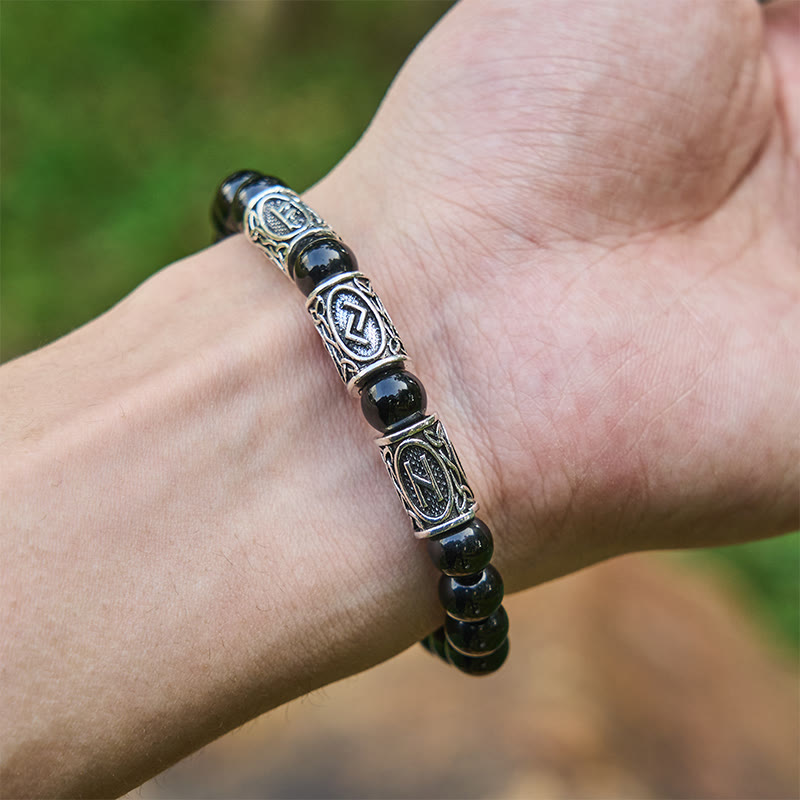 Rune Crystal Beaded Bracelet — image 5