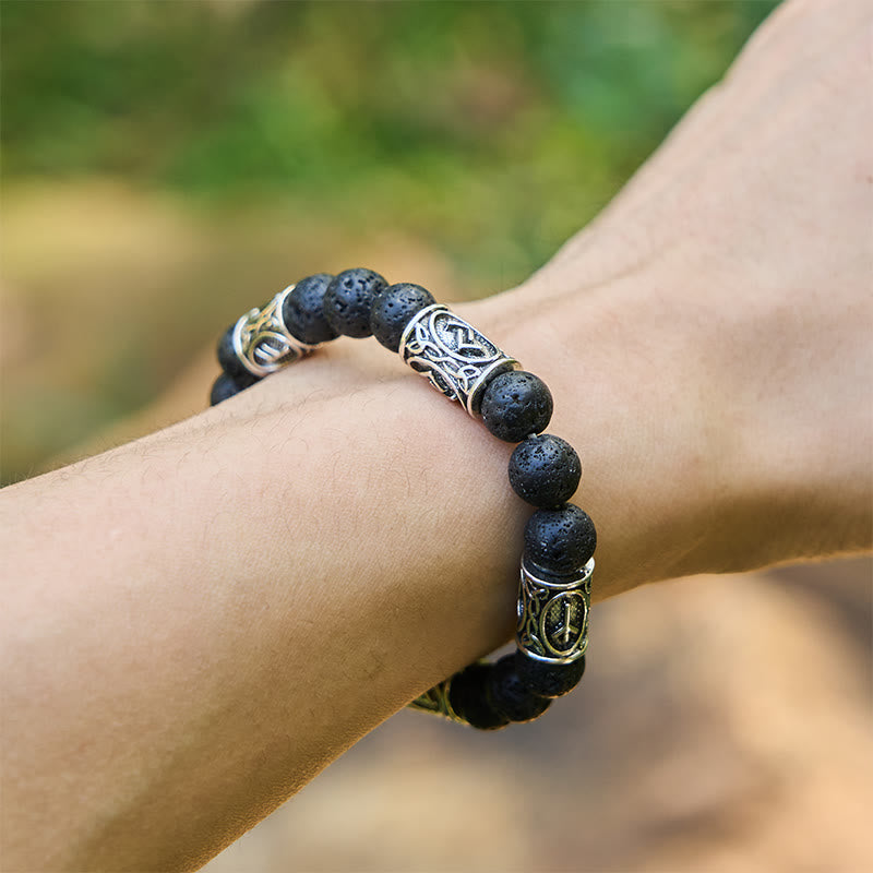 Rune Stone Beaded Bracelet — image 3