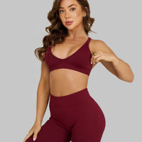 Elevate™ Sculpting Seamless High Apex Bra | Fine Wine