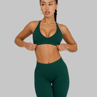 Elevate™ Sculpting Seamless High Apex Bra | Pine Green