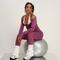 Elevate™ Sculpting Seamless V-Neck Top | Orchid Mauve