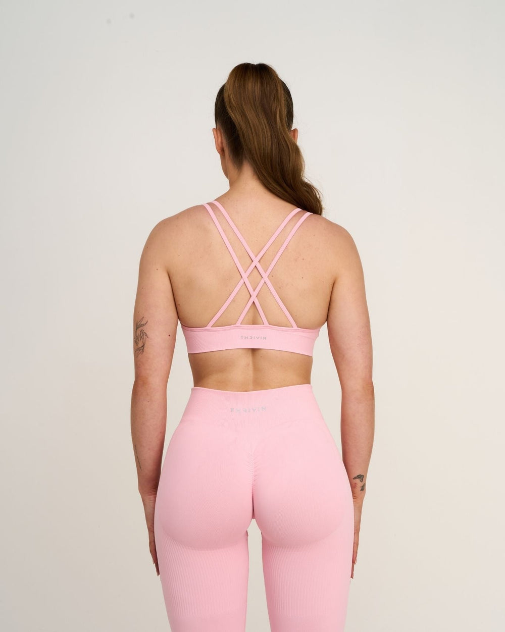 Elevate™ Sculpting Seamless High Apex Bra | Cotton Pink