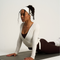 The Essential Collection Wrap Top | Cream